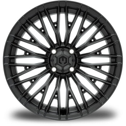 Reaper 16 inch MODZ golf cart wheel - Titanium Gunmetal