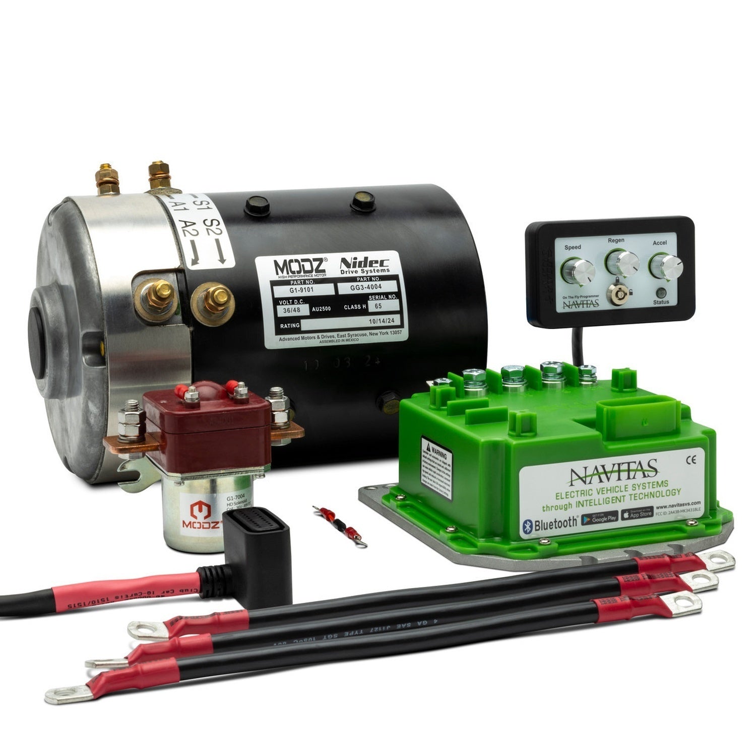 MODZ® Club Car IQ Regen High Speed DC Motor and 600A Navitas Controller Bundle