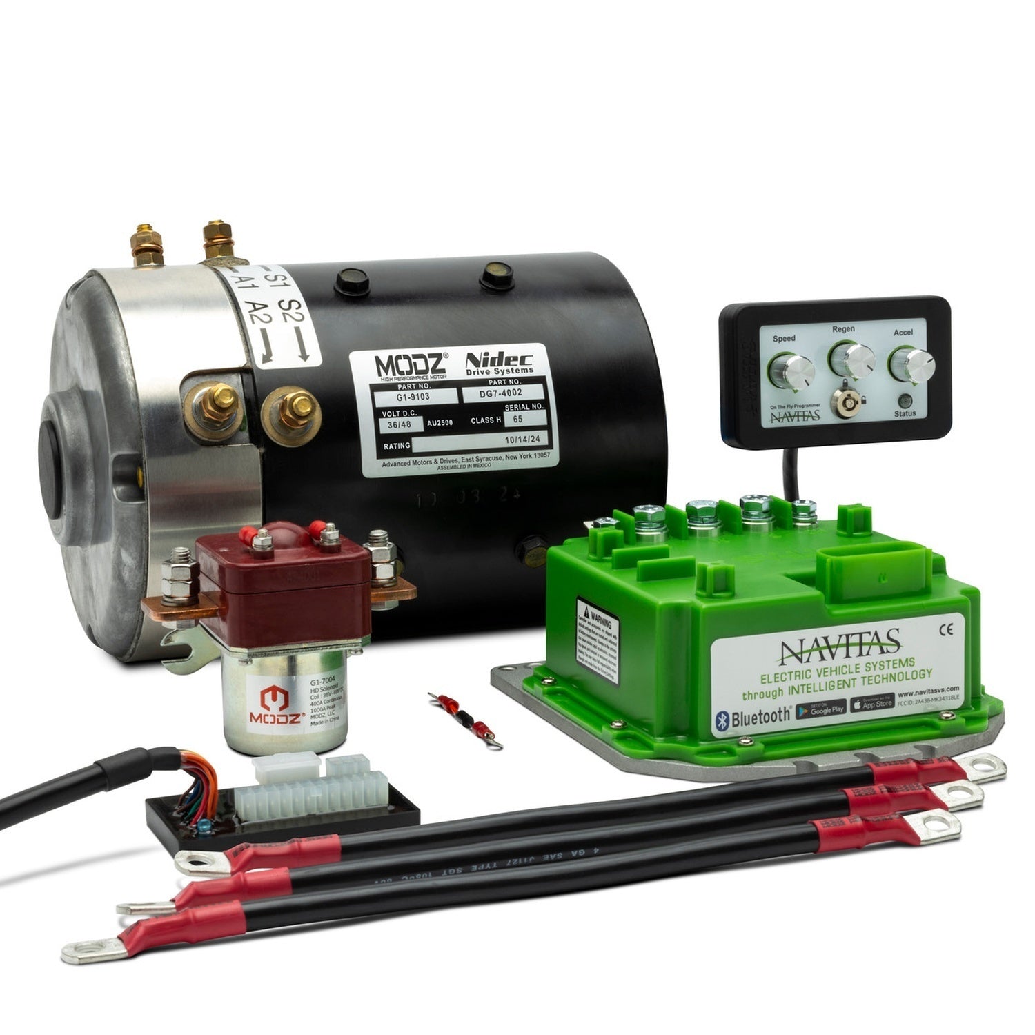 MODZ® EZGO Regen High Speed DC Motor and 440A Navitas Controller Bundle