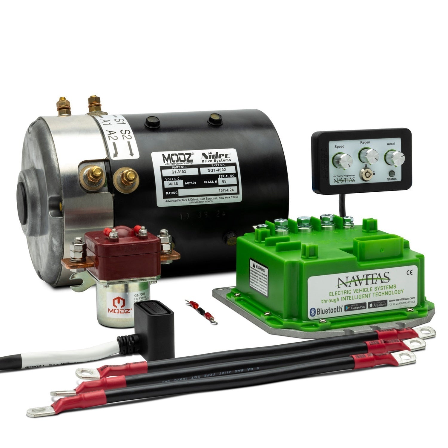 MODZ® EZGO Regen High Speed DC Motor and 440A Navitas Controller Bundle