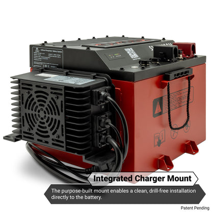 MODZ® Universal 48 Volt (51.2v) 60Ah Nano Lithium Golf Cart Battery Bundle