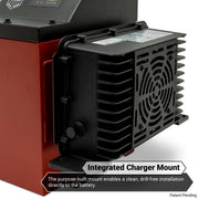 MODZ® Universal 48 Volt (51.2v) 105Ah Slim Lithium Golf Cart Battery Bundle with Built-In Heater