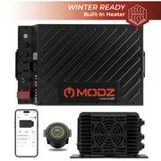 MODZ® Universal 48 Volt (51.2v) 175Ah Blade Lithium Golf Cart Battery Bundle with Built-In Heater