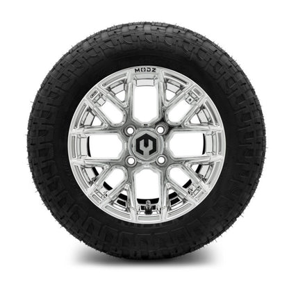 MODZ® 12" Matrix Chrome Wheels & Off-Road Tires Combo (Arisun X-Armory Radial 23x10R-12)