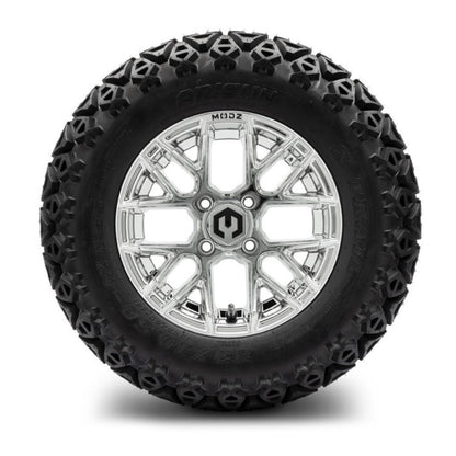 MODZ® 12" Matrix Chrome Wheels & Off-Road Tires Combo (Arisun X-Trail All-Terrain 23x10.50-12)