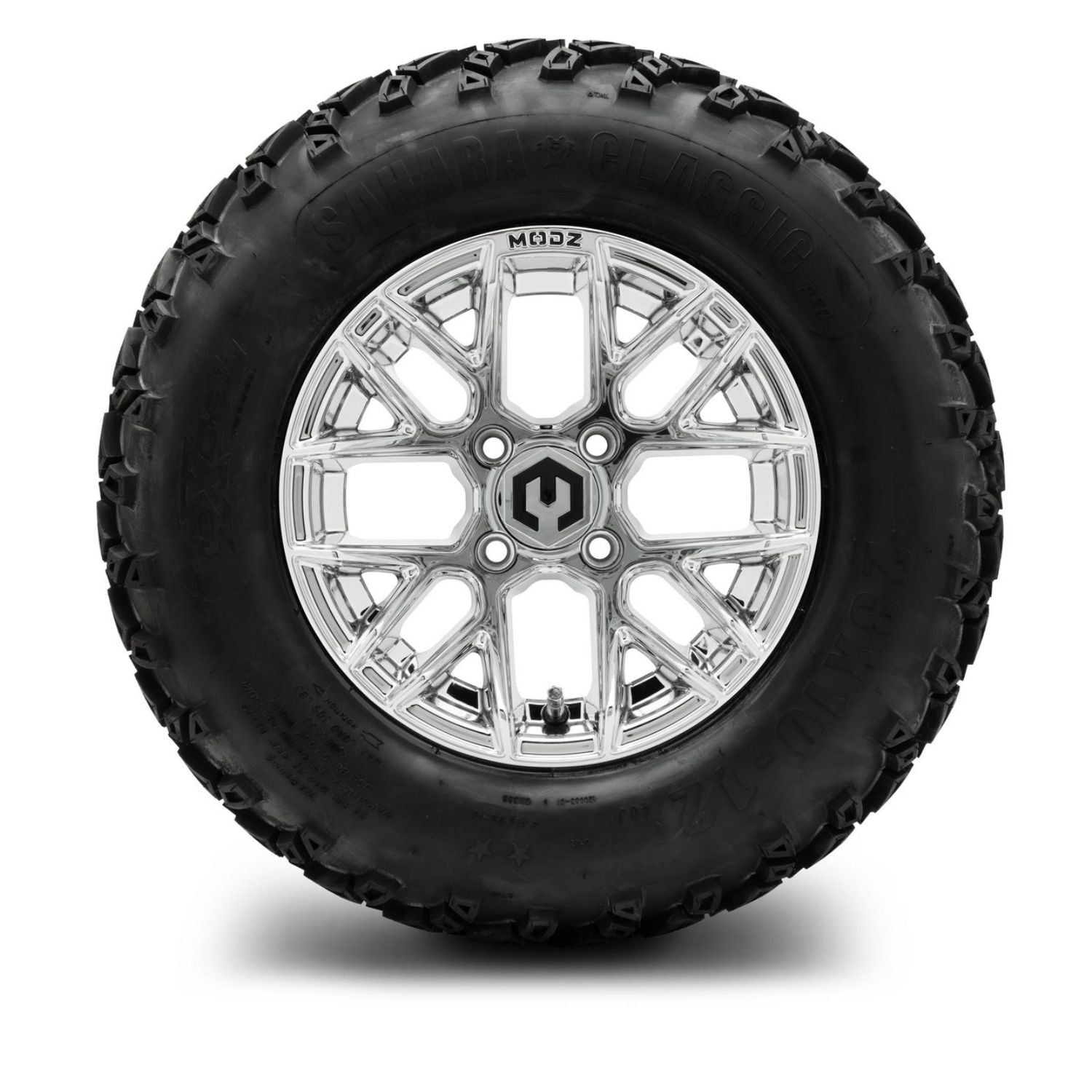 MODZ® 12" Matrix Chrome Wheels & Off-Road Tires Combo (Sahara Classic 23x10-12)