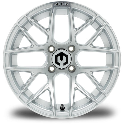 MODZ® 14" Matrix Silver Wheels & Off-Road Tires Combo (MODZ Gripz 23x10-14)
