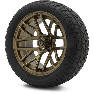 MODZ® 15" Matrix Matte Bronze Wheels & Off-Road Tires Combo (Arisun X-Armory Steel Belted Radial 23x10-15)