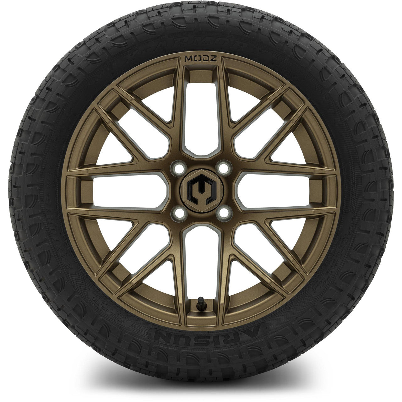 MODZ® 15" Matrix Matte Bronze Wheels & Off-Road Tires Combo (Arisun X-Trail All-Terrain 23x10-15)