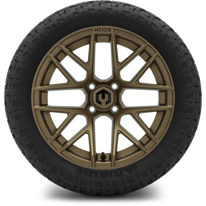 MODZ® 15" Matrix Matte Bronze Wheels & Off-Road Tires Combo (Xcomp Gladiator Steel Belted Radial 23x10-15)