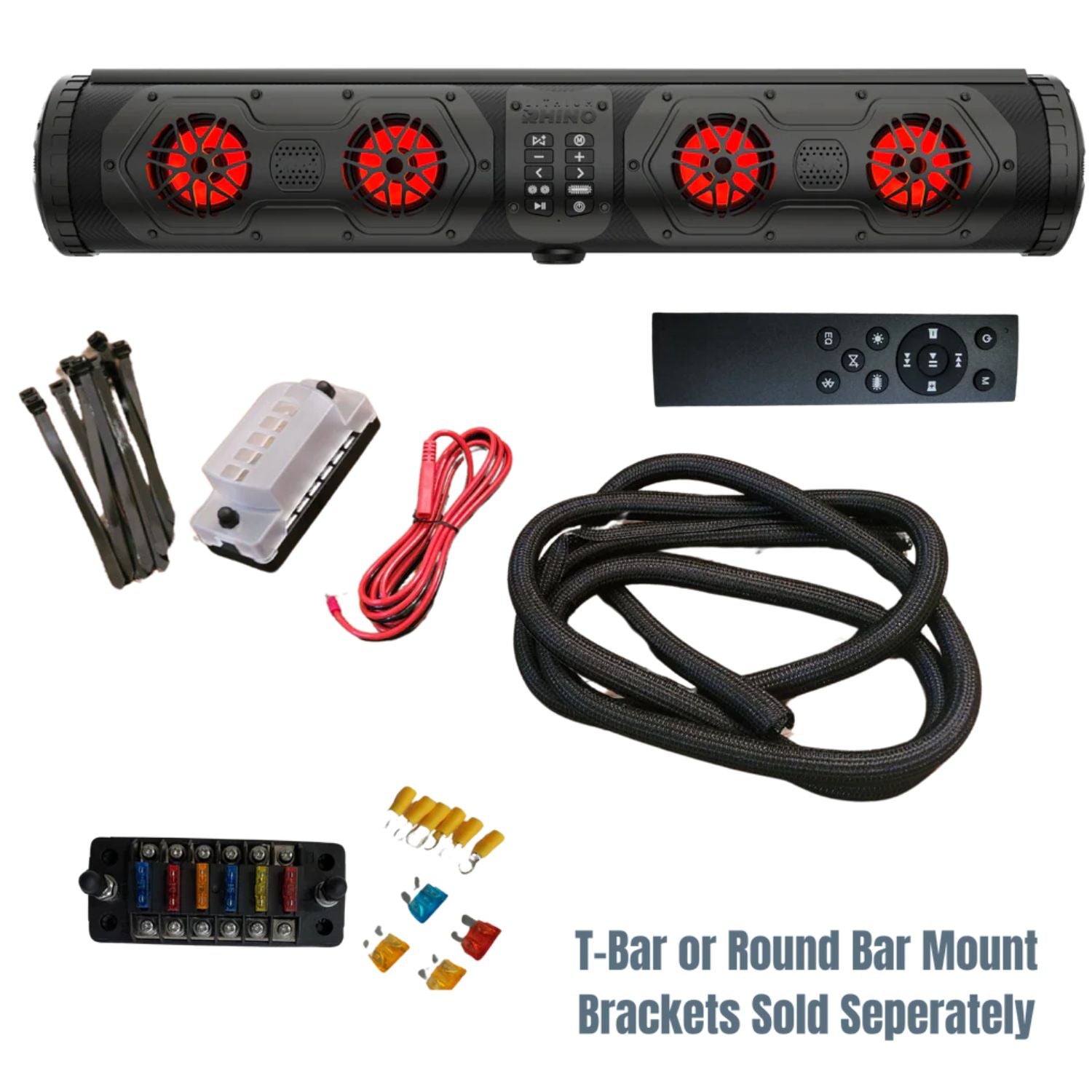 Lithium Rhino-GX500 Soundbar W/ T-Bracket