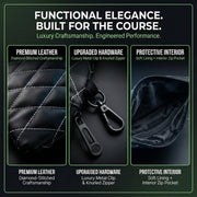 Leather Golf Utility Pouch – Premium Leather