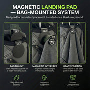 Stubby Magnetic Golf Towel + Landing Pad System