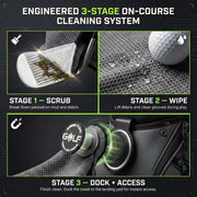 Stubby Magnetic Golf Towel + Landing Pad System
