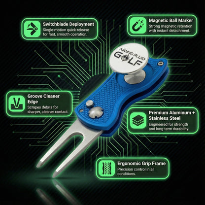 Foldable Metal Divot Tool