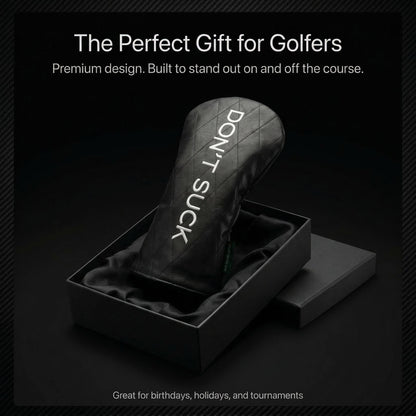 Don’t Suck™ Driver Headcover — Premium Black Diamond Quilted Fit (460cc)