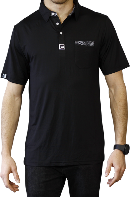 Rockwell Poly-Blend Polo - Black