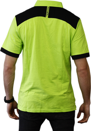 Rockwell Tri-Blend Polo - Green/Black