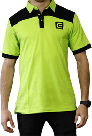 Rockwell Tri-Blend Polo - Green/Black