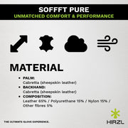 HIRZL SOFFFT Pure - Golf Gloves - WHITE