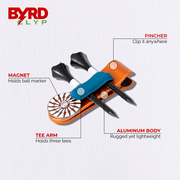 THE BYRD GOLF CLYP - Red Cardinal