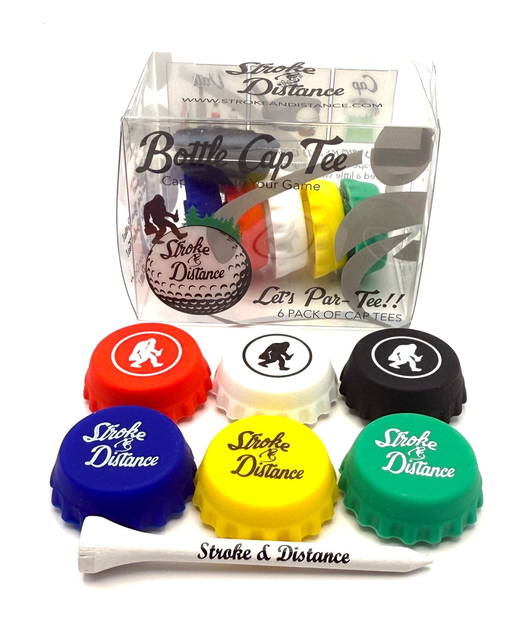 Bottle Cap Tee Double Pack - Keep Beverages Secure & Tee Off in Style!