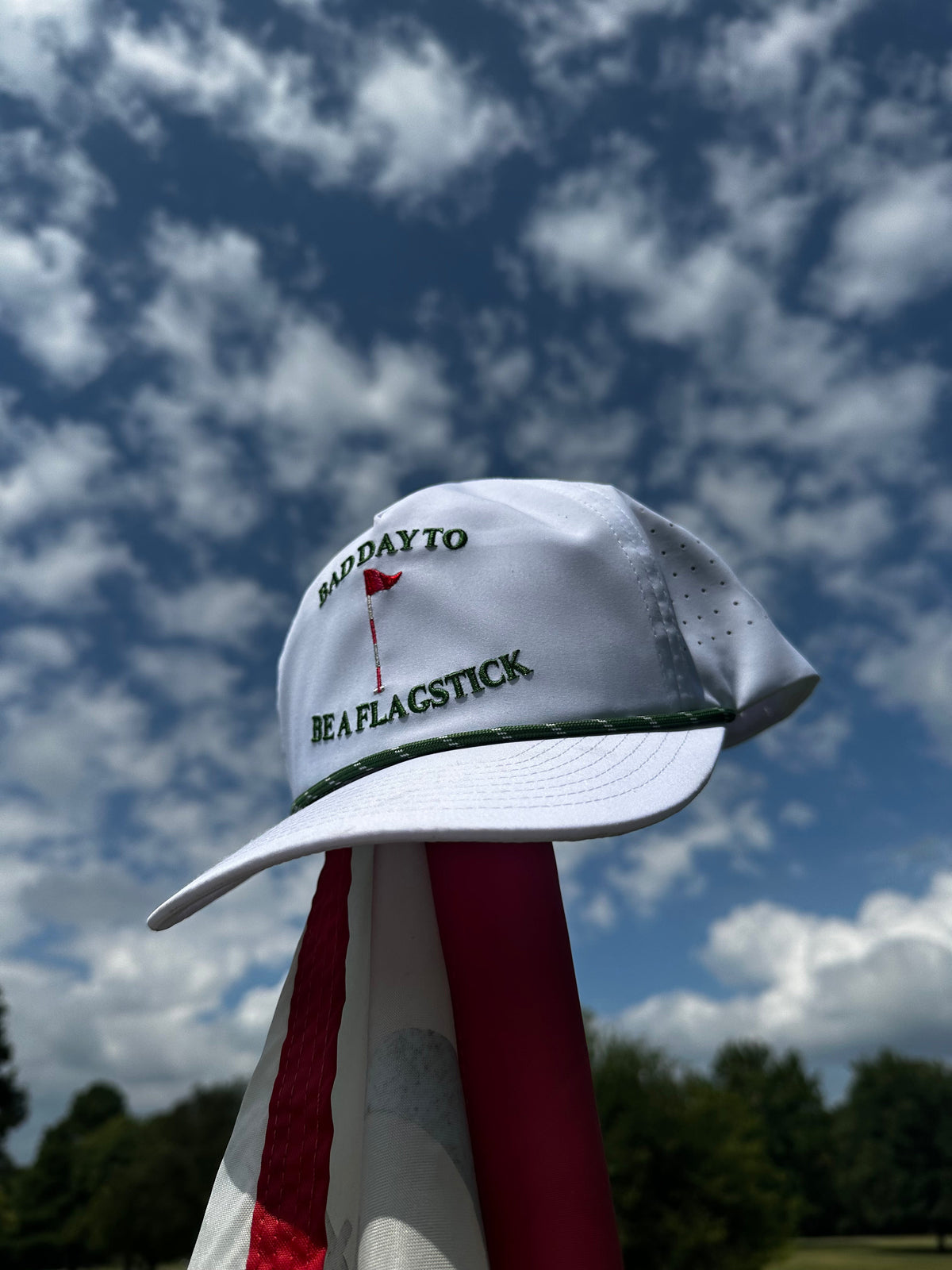 White Bad Day To Be A Flagstick