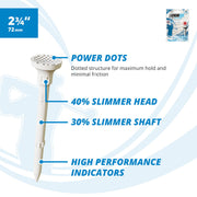Lignum Tee - Sports Golf Tees - 72mm / 2.75
