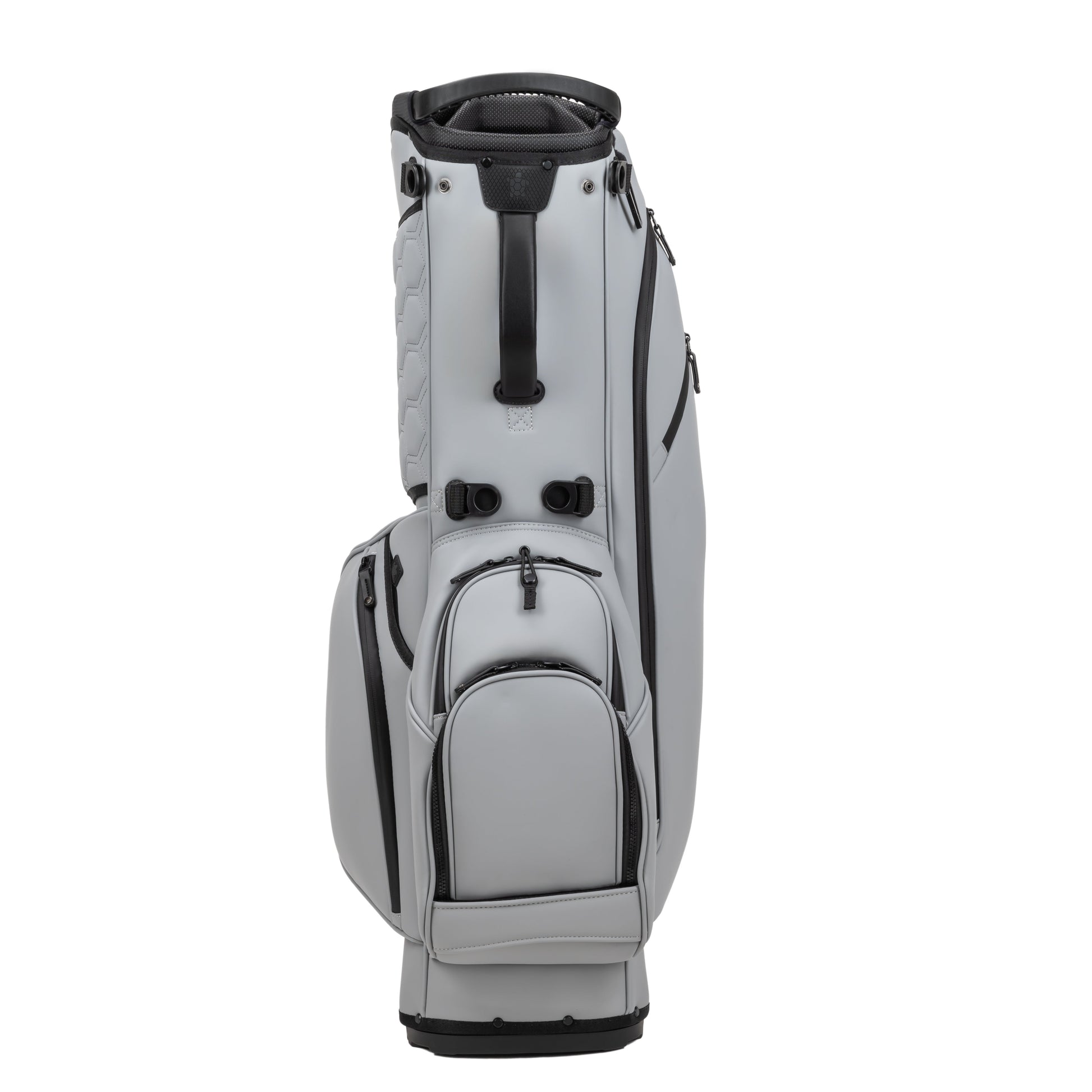 LUX 9.5" 14-Way Hybrid Stand Bag: Fossil (Gray)