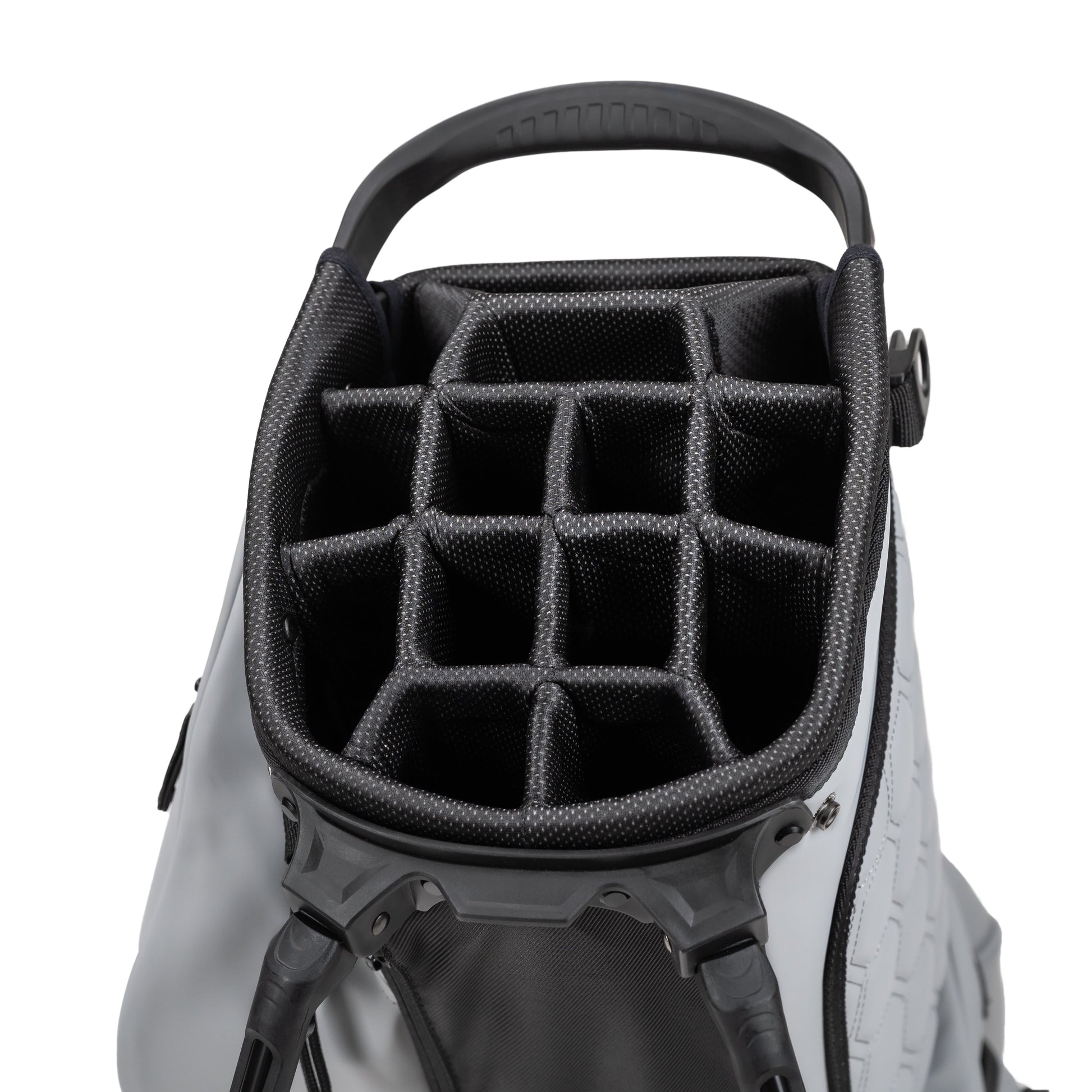 LUX 9.5" 14-Way Hybrid Stand Bag: Fossil (Gray)