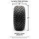 MODZ® 14" Godfather Glossy Black Wheels & Off-Road Tires Combo (MODZ Gripz 23x10-14)