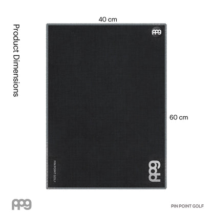 Magnetic Golf Towel Black