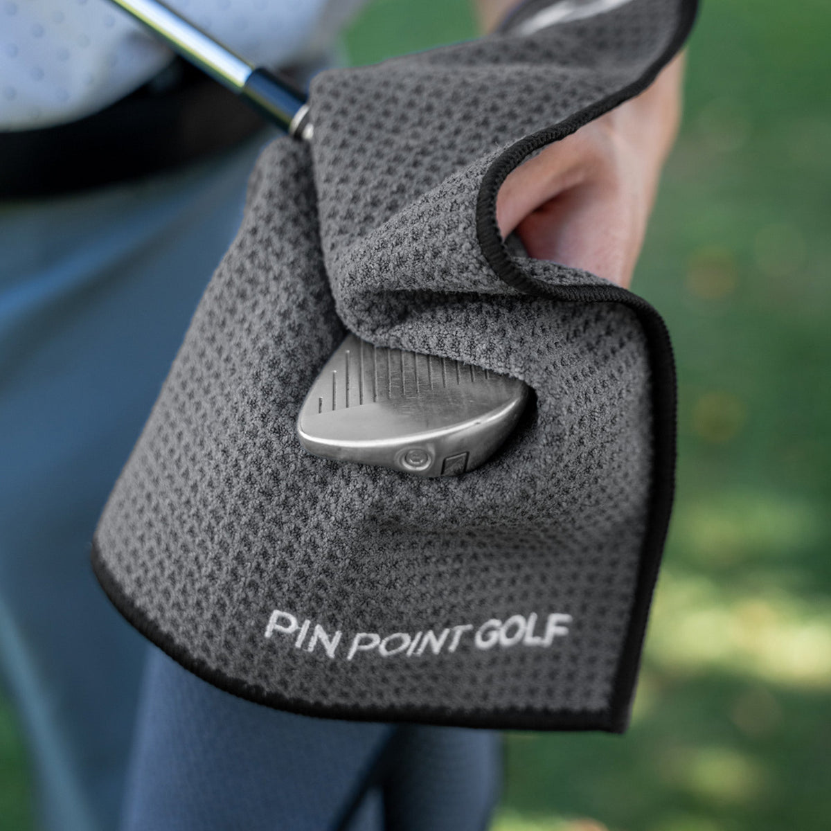 Magnetic Golf Towel Gray