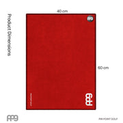 Magnetic Golf Towel Red
