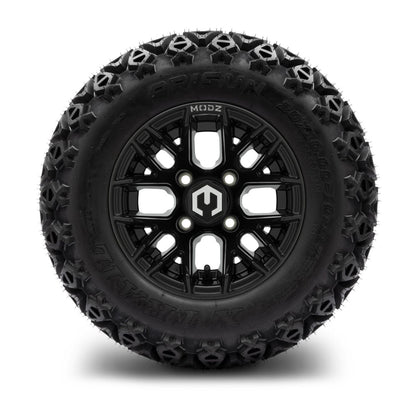 MODZ® 10" Matrix Glossy Black Wheels & Off-Road Tires Combo (Arisun X Trail All Terrain 20x10-10)