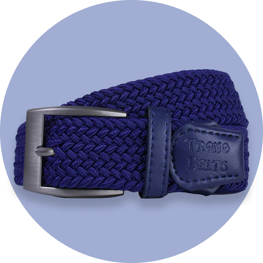 Navy Blue Premium Stretch Belt