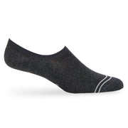 Charcoal Cotton No Show - 3 Pack
