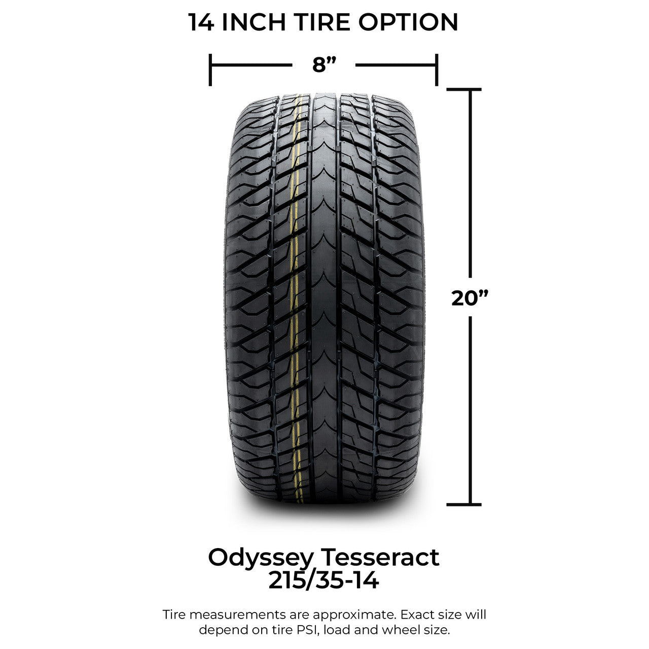 MODZ® 14" Drift Glossy Black Wheels & Street Tires Combo (Arisun Cruze 205/30-14)