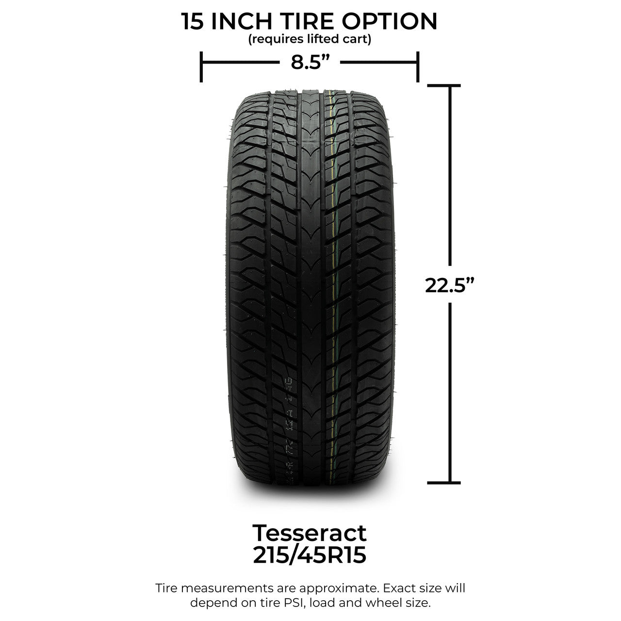MODZ® 15" Formula Glossy Black Wheels & Street Tires Combo (Odyssey Tesseract Steel-Belted Radial 215/45-R15)