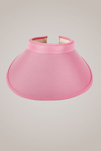 Pink Wide Brim Slide On Visor