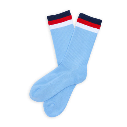 3 Stripe Casual Crew Socks 2-Pack