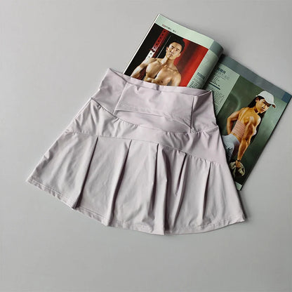 Women's High Waisted Sports Skirts Yoga Running Tennis Golf