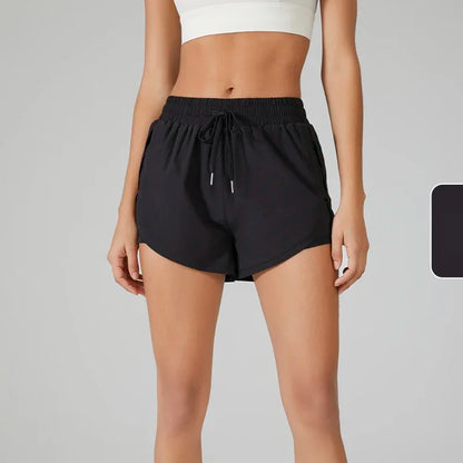 Neon Spandex Workout Shorts for Women