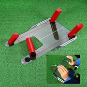 Perfect Your Swing  Golf Training Mirror with Speed Rods