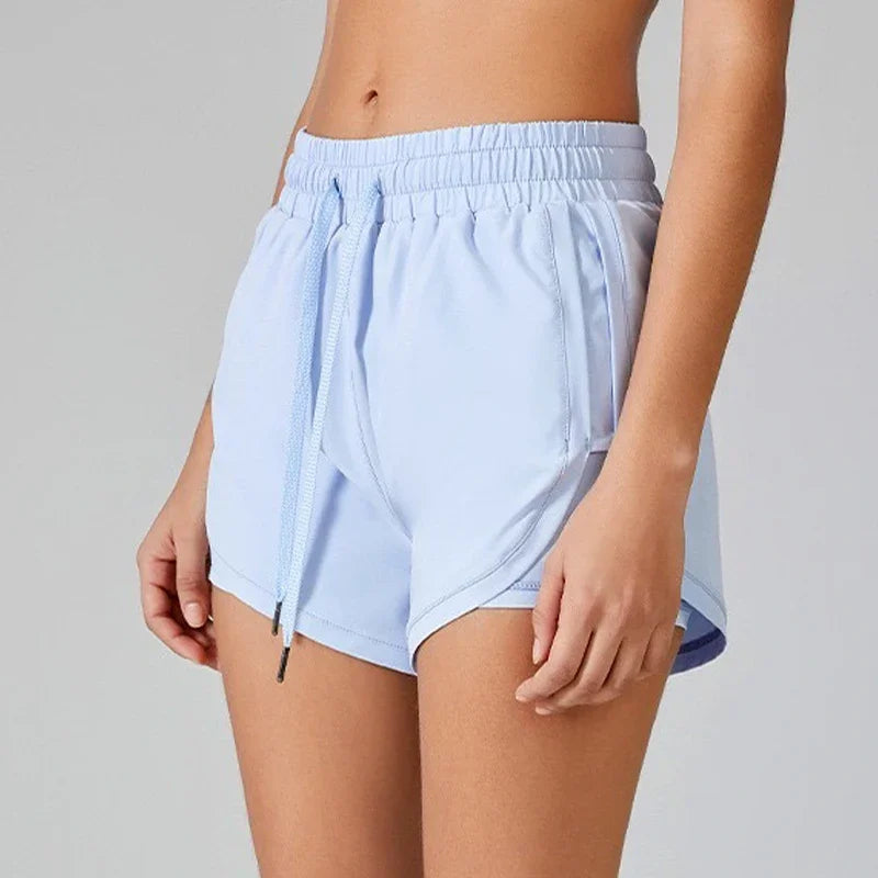Neon Spandex Workout Shorts for Women