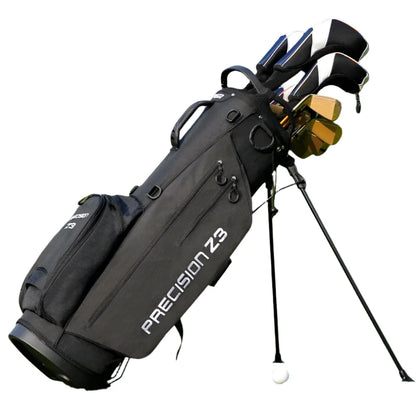Durable Nylon Golf Bag with Convenient Club Stand