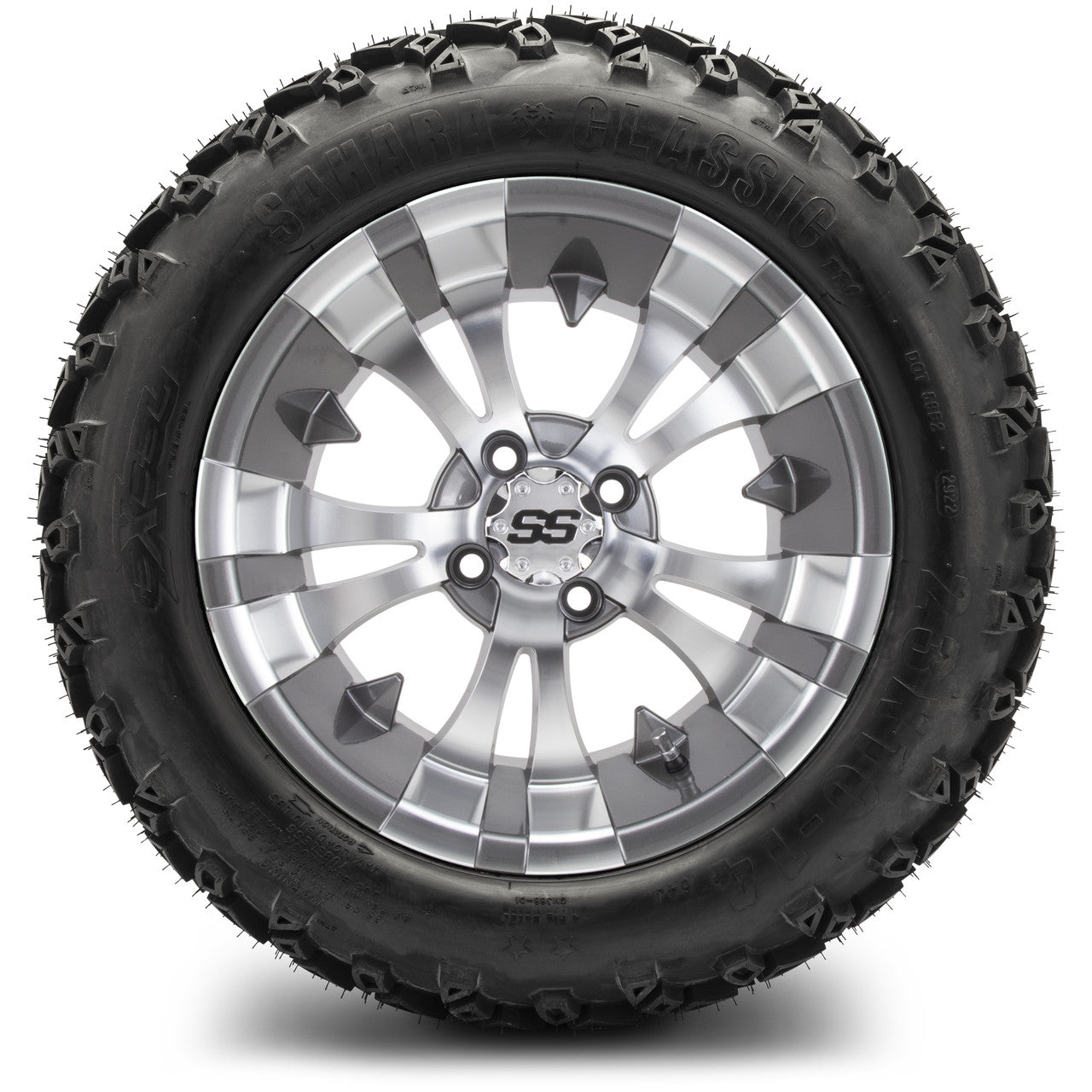 MODZ® 14" Vampire Gunmetal Wheels & Off-Road Tires Combo (Arisun X-Armory All-Terrain 23x10-14 Radial)