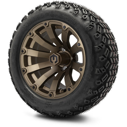 MODZ® 14" Bomber Matte Bronze Wheels & Off-Road Tires Combo (Arisun X-Armory All-Terrain 23x10-14 Radial)