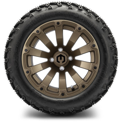 MODZ® 14" Bomber Matte Bronze Wheels & Off-Road Tires Combo (Arisun X-Trail All-Terrain 23x10-14)