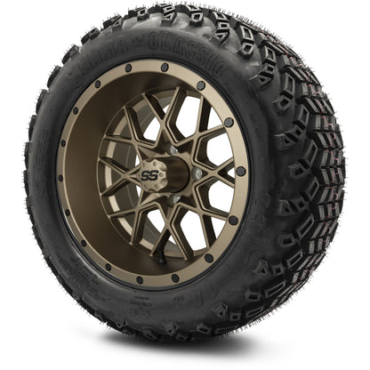 MODZ® 14" Vortex Matte Bronze Wheels & Off-Road Tires Combo (Arisun X-Armory All-Terrain 23x10-14 Radial)